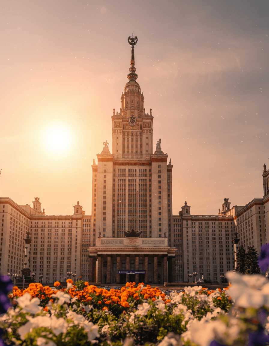 Автопутешествие по семи сталинским высоткам Москвы, кадр 2