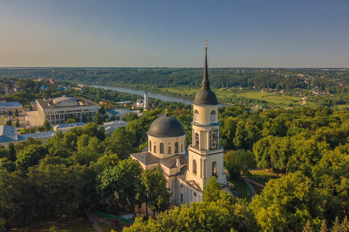 Калуга — синеокая красавица с визитом в усадьбу Гончаровых, кадр 2